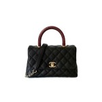 Chanel Matelasse Coco Handle Top Handle Flap Bag